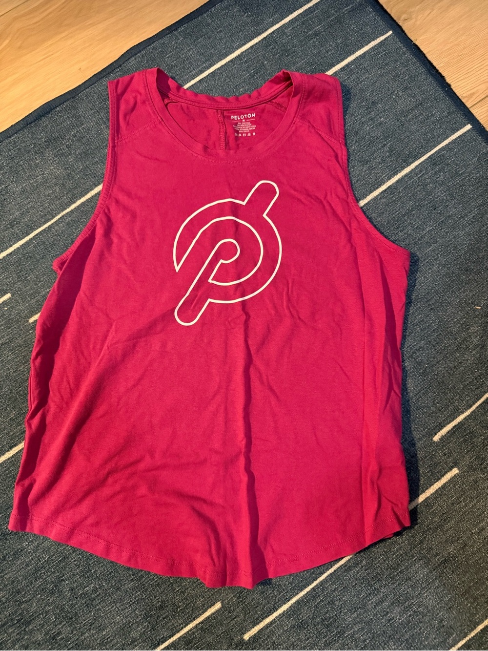 Peloton Pink Sleeveless Workout Tank Top